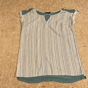 Carna Mixed Material Top